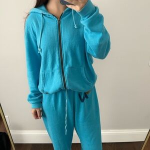 Aviator Nation Blue Track Pants Relaxed Fit